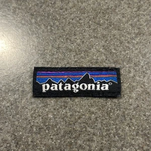 Vintage Patagonia zum Aufnähen gestickter Patch Logo 3/4” x 2” - Bild 1 von 4