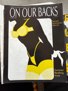 On Our Backs Summer 1986  Adventurist Lesbian Feminist Erotica Photography - Imagen 1 de 3