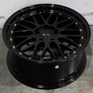 19x8.5 Gloss Black Wheel Vors VR8 5x114.3 35 (1) 73.1 - Picture 1 of 7