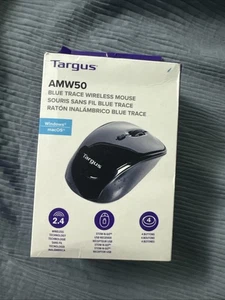 Targus Blue Trace 2.4 GHz Wireless Mouse Black AMW50US  New - Picture 1 of 3