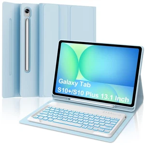 Tastatur Hülle für Samsung Galaxy Tab S10 FE Plus 13,1 Zoll 2025,7 Farbe Backl... - Bild 1 von 8
