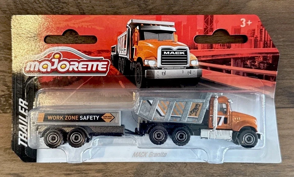 Camión de granito Majorette 1:87 Mack + remolque *difícil de encontrar* Foto 1 de 1