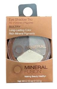 Mineral Fusion Eye Shadow Trio Sultry 0.1 oz Hypoallergenic Long Lasting New - Picture 1 of 6