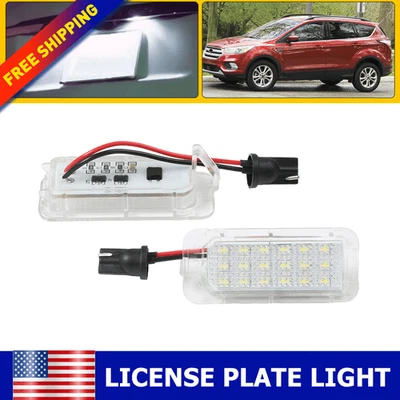 Светодиодный фонарь для номерного знака супер яркий для Ford Fiesta & Lincoln MKC 2015-2016 2 шт. - Изображение 1 из 4