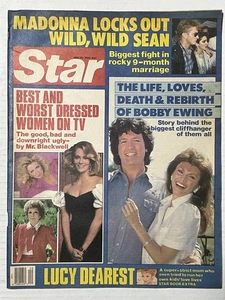 Star Magazine May 20 1986 Gossip Hollywood Madonna Bobby Ewing Lucy Princess Di - Imagen 1 de 5