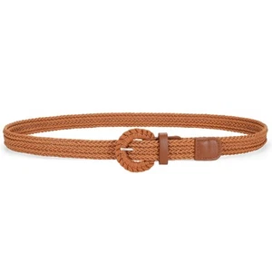 VONMELLI Braided Belt for Women, Rattan Woven Waist Belt for Summer Fashion D... - Picture 1 of 6
