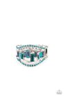 Paparazzi Jewelry “Treasure Chest Charm” Blue Ring New With Tags