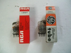 NIB NOS Lot of 2 RCA GE 11BQ11 Compactron Electron Vacuum Tubes - Test Good!! - Picture 1 of 6