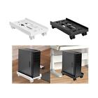 CPU Holder Stand Ventilated PC Holder Cart for Under Desk PC Case Protection