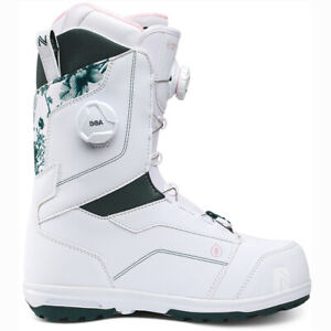 Nidecker Trinity Double Boa Artic White Womens 2021 Snowboard Boots