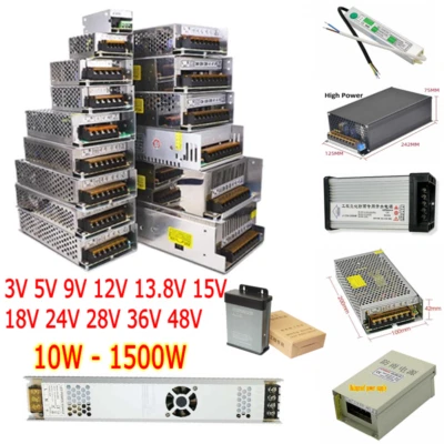 3V/5V/9V/12V/13.8V~48V 10W~3500W DC Regulated Switching Power Supply - Image 1 of 4