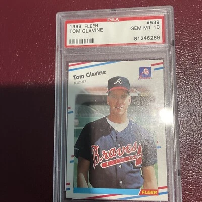 1988 Fleer - #539 Tom Glavine (RC) - Image 1 of 3