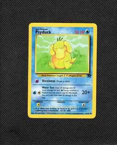 POKEMON CARD PSYDUCK 65/82 TEAM ROCKET SET WOTC LP BUY 2 CARDS GET 1 FREE!! - Picture 1 of 1