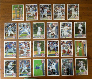 2011 Topps Chicago Cubs Team Set (ALL 23 CARDS) Factory Set