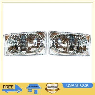 Conjunto de faros TYC izquierda derecha 2X para Ford F-350 Super Duty 2002 2003 2004 Foto 1 de 4