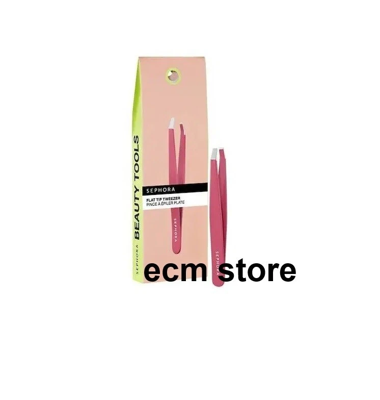 SEPHORA Flat Tweezers - Precise Pink/EBTP Hair Removal - Image 1 of 1