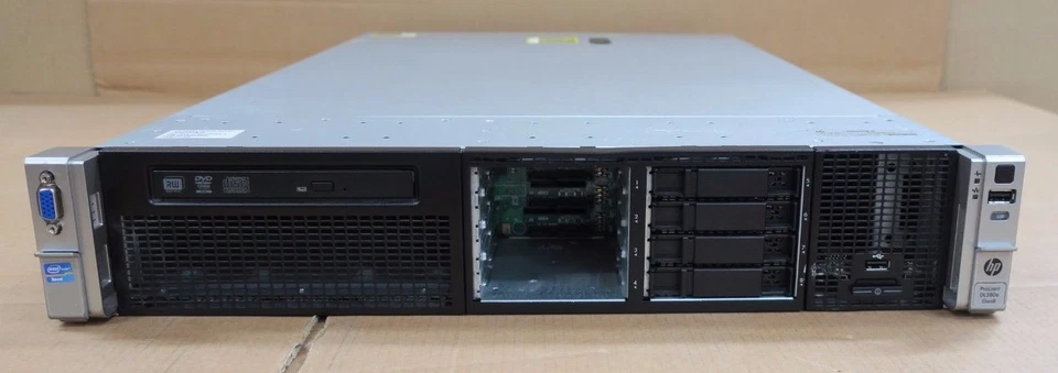 HP ProLiant DL380e GEN8 G8 2x Xeon Quad Core E5-2407 2.20GHz 48GB Rack Server - Image 1 of 3