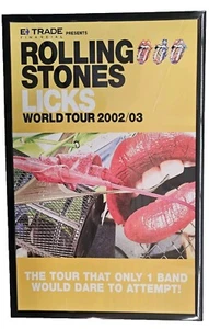Poster promozionale The Rolling Stones Licks World Tour 2002/03, incorniciato - Foto 1 di 2
