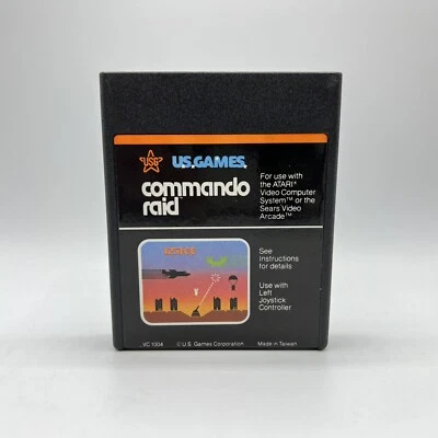Atari 2600 Commando Raid Authentic Tested & Working Official Cartridge Only 1982 - Image 1 of 4