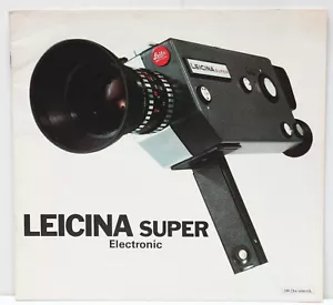 Leitz Wetzlar Leica Leicina Super Electronic Sales Brochure 1970s / RARE - Picture 1 of 5