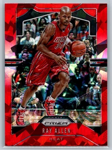 Ray Allen 2019-20 Panini Prizm Red Ice Prizm #22 Miami Heat - Picture 1 of 2
