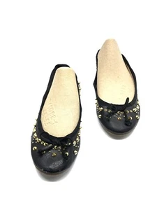 Report Natalya Black Ballet Flats Size 6 Slim - Picture 1 of 7