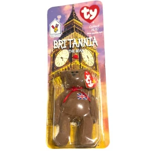 Vintage Ty McDonalds Beanie Baby 1999 Britannia The Bear - Bild 1 von 18