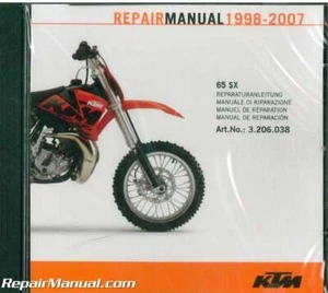 1998-2007 KTM 60SX 65SX Repair Manual on CD-ROM : 3206038 - Picture 1 of 1