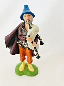 Vintage Fontanini Tasche Pfeifenspieler Italien Krippenfigur 3,25" Weihnachtsdeko - Bild 1 von 8