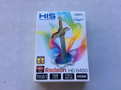 HIS RADEON Graphics Card HD6450 Silence 1 GB DDR3  1080P Full HDMI - Image 1 of 4