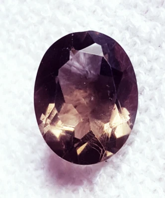 Smoky Quartz Oval Shape 14.55 Ct Certified Loose Gemstone With Free Gift - Image 1 of 4