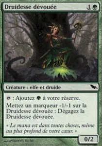 MRM FR/VF Druidesse d�vou�e (Devoted Druid) MTG magic SHM - Picture 1 of 1