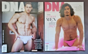 DNA Magazine LOT Issues 279 Beautiful Dreamers/ 284 Sexiest MEN alive BRAND NEW! - Picture 1 of 13