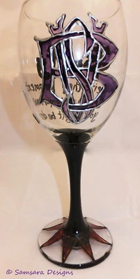 Buffy the Vampire Slayer Wine Gin Beer Glass Gift Geek Witch Angel Demon - Image 1 of 4