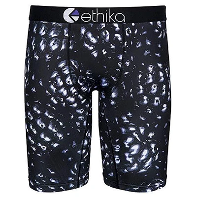 Calzoncillos boxer urbanos Ethika Blacker Berry Fruit calce básico ropa interior para hombre UMS598 Foto 1 de 4