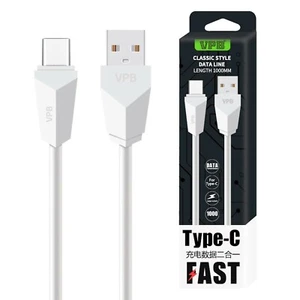 1m USB Typ-C Schnellladekabel Schnell Ladekabel Sync Datenkabel Samsung weiss - Picture 1 of 5