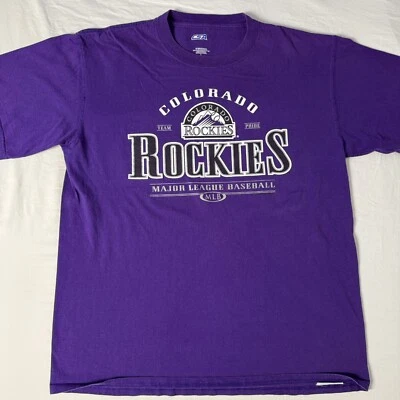 Винтажная мужская футболка Colorado Rockies Team Pride размер L - Изображение 1 из 4
