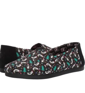 Zapatos TOMS Alpargata Black Penguins 8 D (M) This A Big 8 a cuadros talla por favor - Imagen 1 de 14