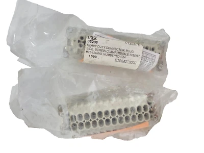 LOTS OF 2 WEIDMULLER HDC HE 24 FS 1211300000 - Image 1 of 3