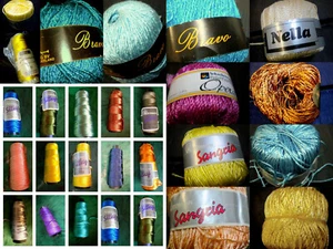 Glanzgarn, 100 % Viskose, Effektgarn, Austermann, Schachenmayr, Sonstige,Vintage - Bild 1 von 29