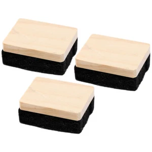 3 Pcs Eraser Classroom Blackboards Chalk Erasers for School - Picture 1 of 12