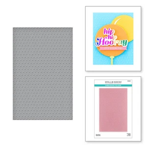 Spellbinders - It's My Party Too Collection - Tiny Dots Embossing Folder - Picture 1 of 3