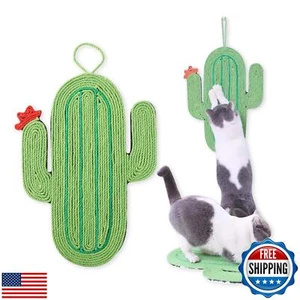 JOPOY Cat Scratcher Mat, Natural Sisal Cat Scratch Mats, Horizontal Cat Floor - Picture 1 of 5