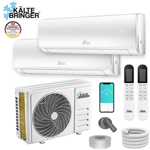 Kältebringer Multisplit Klimaanlage Duo 5,2kW 18.000 BTU 2 Wandgeräte A++ R32 - Bild 1 von 6