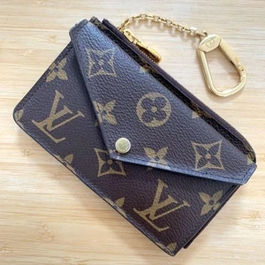 Louis Vuitton Porto Carte Verso, Coin Wallet, Card Case, Monogram, Brown, Used - Picture 1 of 12