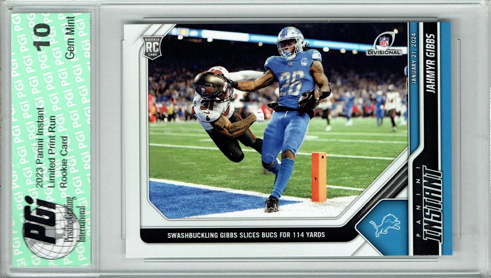 Jahmyr Gibbs 2023 Panini Instant #153 1 of 460 Made! Rookie Card PGI 10 - Image 1 of 1