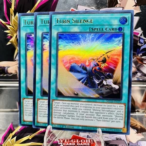 3x Yugioh Playset Turn Silence MP25-EN192 Ultra Rare 1st Ed Near Mint - Picture 1 of 1
