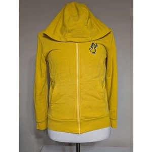 Save The Duck Logo-print Zipped Hoodie In Yellow Girls Size 14Y - Picture 1 of 9