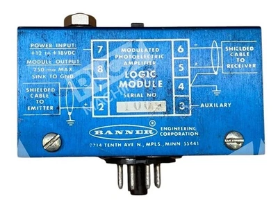 Banner Modulated Amplifier Logic Plug In Module MB3-4 - Image 1 of 4