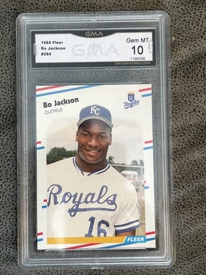 Fleer 1988 - Bo Jackson #260 gema MT 10 GMA Foto 1 de 3